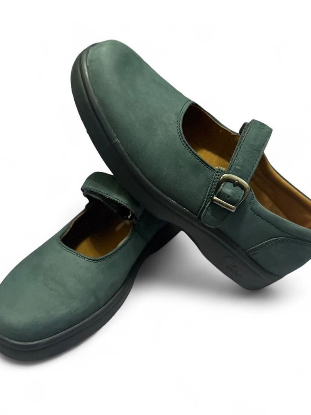 Vintage Slate Blue Green Women’s Mary Jane Dr Comfort Shoes